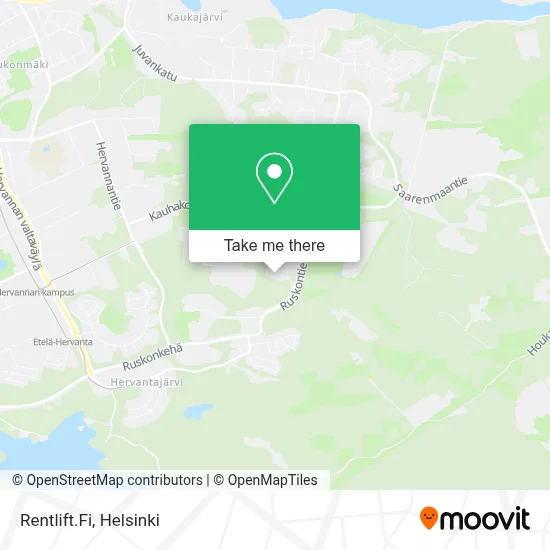 Rentlift.Fi map