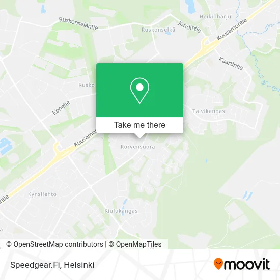Speedgear.Fi map