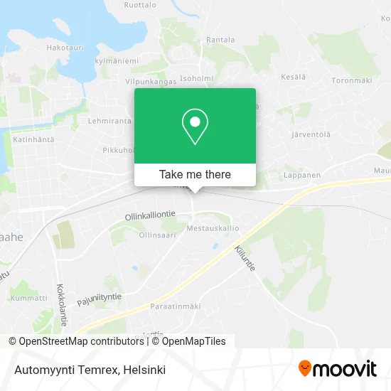 Temrex Auto Sales map
