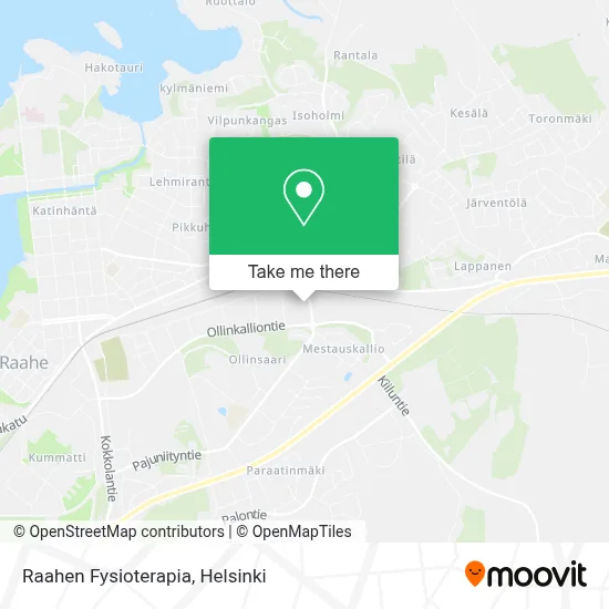 Raahe Physiotherapy map