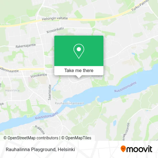 Rauhanlinna Playground map