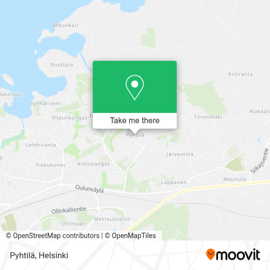 Pyhtilä map