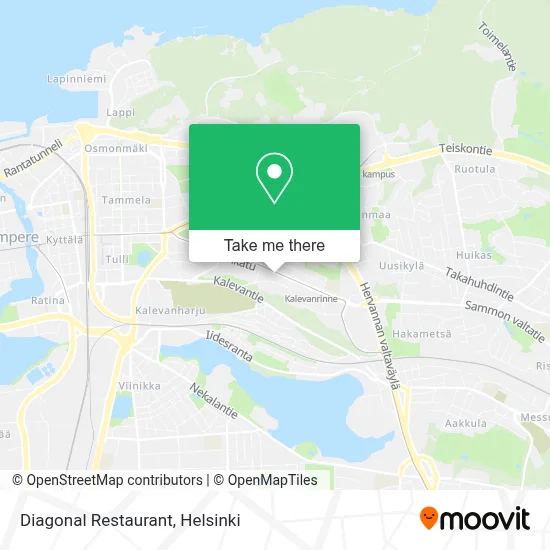 Diagonal Restaurant map