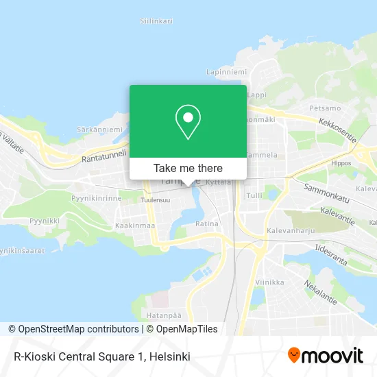 R-Kioski Central Square 1 map