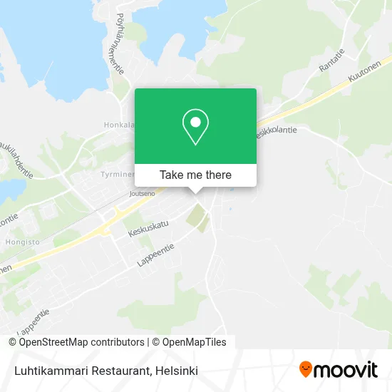 Luhtikammari Restaurant map
