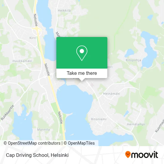 Cap Driving School map