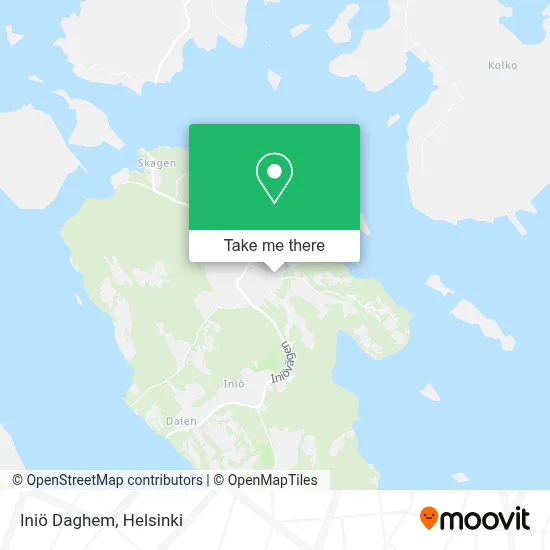 Iniö Kindergarten map