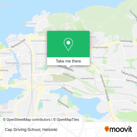 Cap Driving School map
