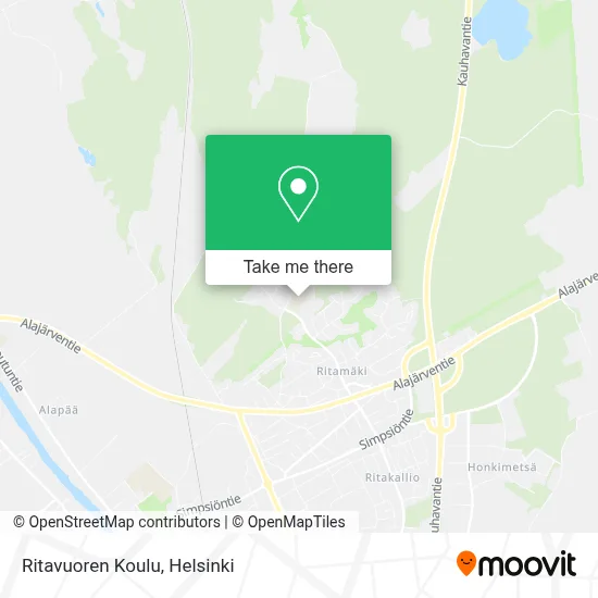 Ritavuori School map