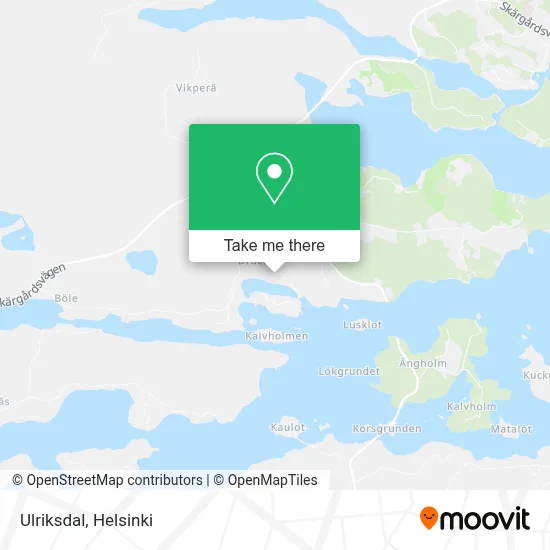 Ulriksdal map