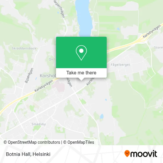 Botnia Hall map