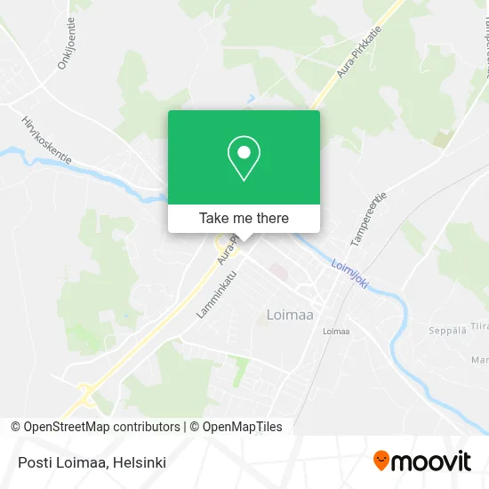 Posti Loimaa map