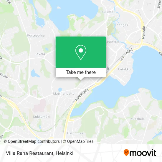 Villa Rana Restaurant map