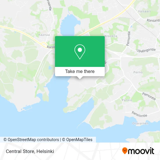 Central Store map