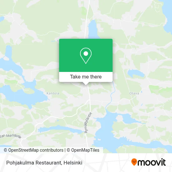 Restaurant Pohjakulma map