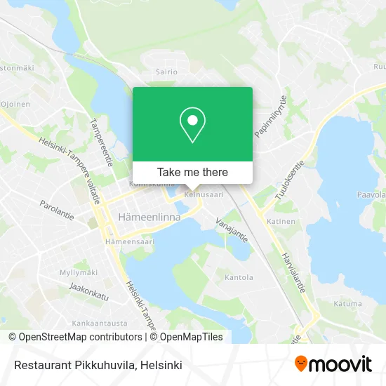 Pikkuhuvila Restaurant map