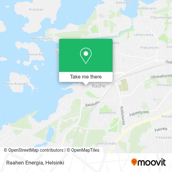 Raahen Energia map