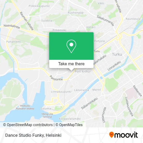 Dance Studio Funky map