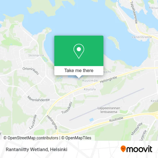 Rantaniitty Wetland map