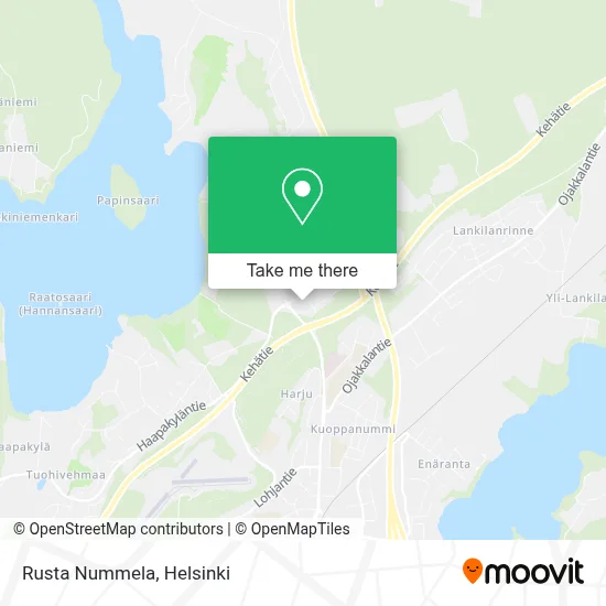 Rusta Nummela map