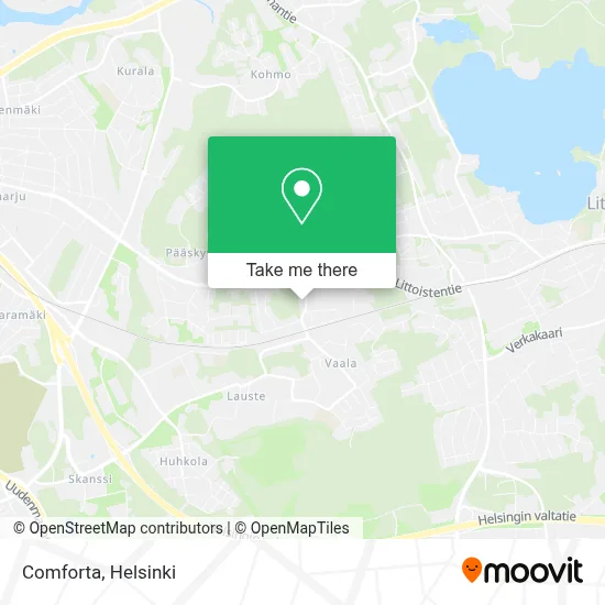 Comforta map
