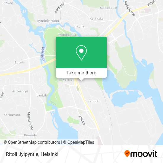 Ritoil Jylpyntie map
