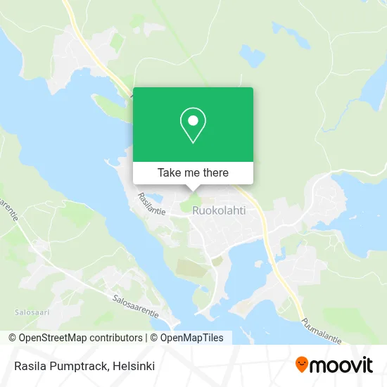 Rasila Pumptrack map