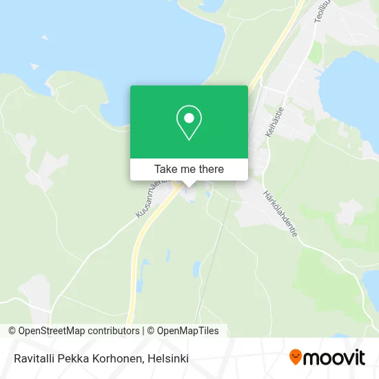 Ravitalli Pekka Korhonen map