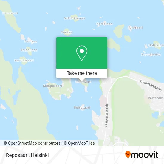 Reposaari map