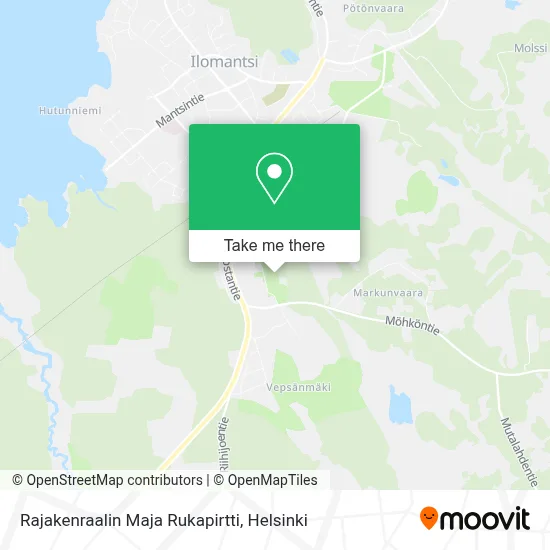 Border General's Cabin Rukapirtti map