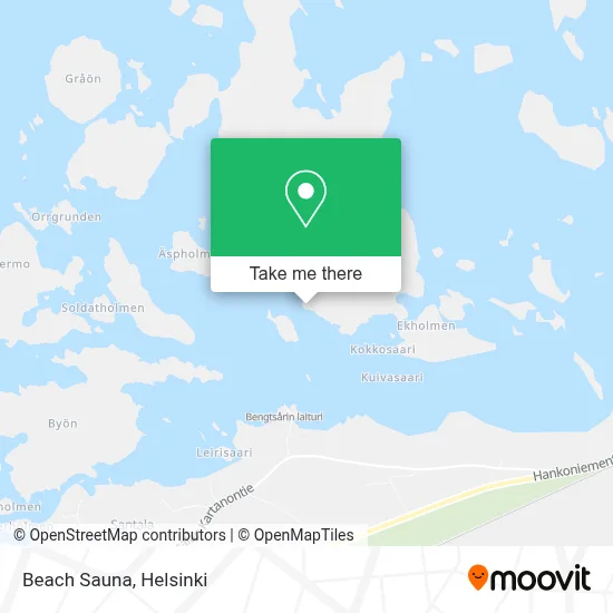 Beach Sauna map