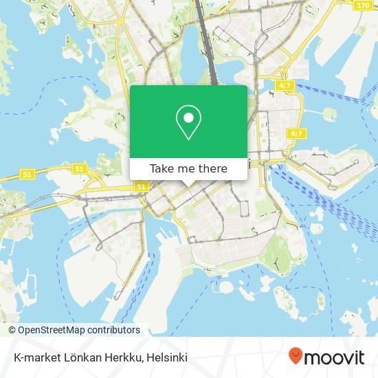 K-market Lönkan Herkku map