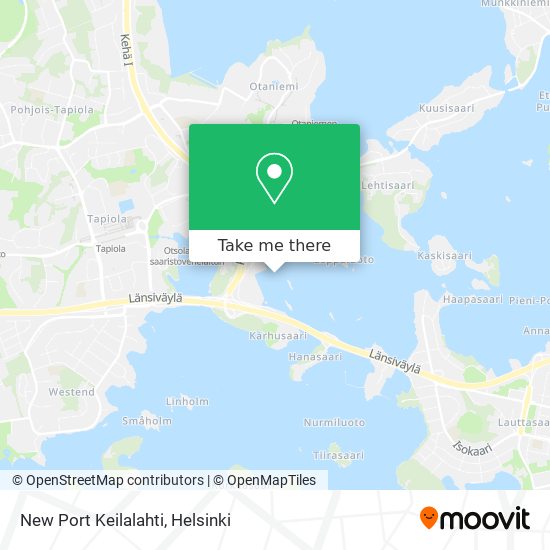 New Port Keilalahti map