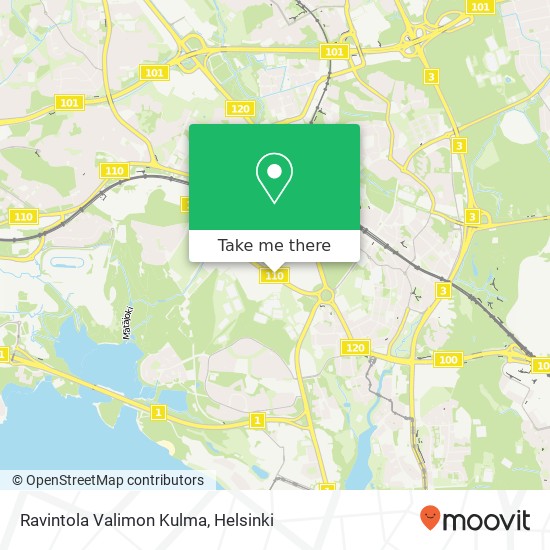 Ravintola Valimon Kulma map