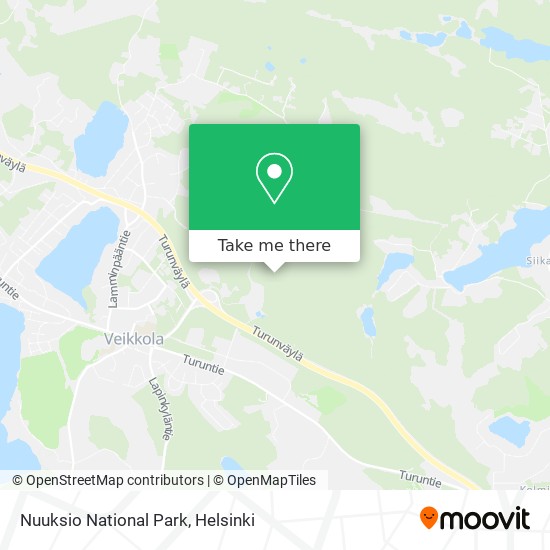 Nuuksio National Park map
