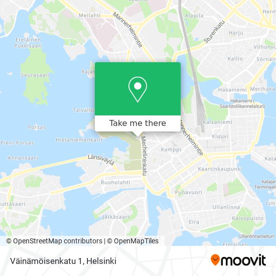 Väinämöisenkatu 1 map