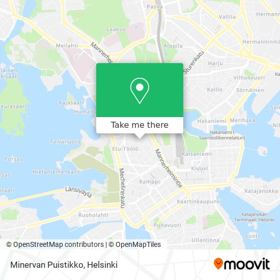 Minervan Puistikko map