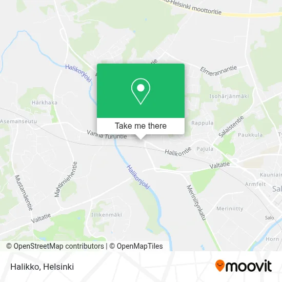 Halikko map