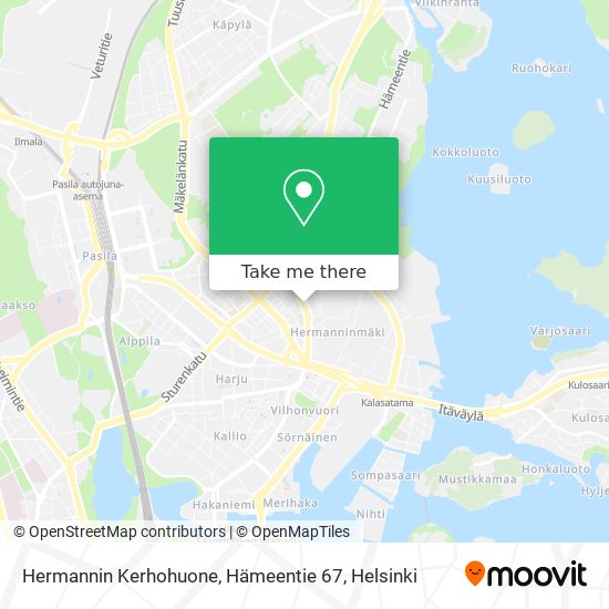 Hermannin Kerhohuone, Hämeentie 67 map