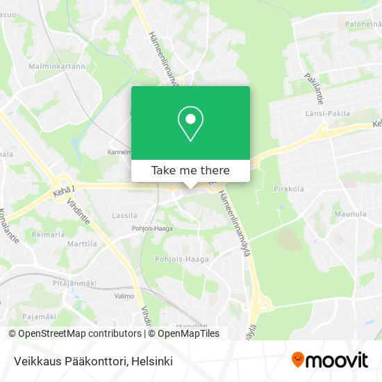 Veikkaus Pääkonttori map