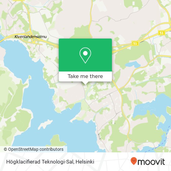 Högklacifierad Teknologi-Sal map