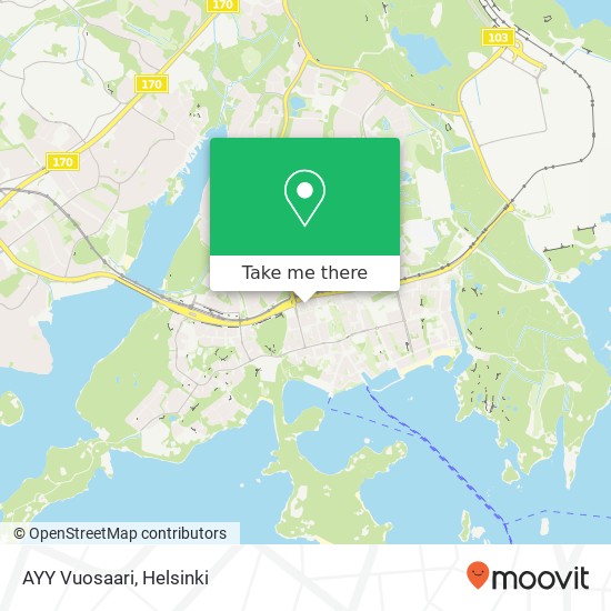 AYY Vuosaari map