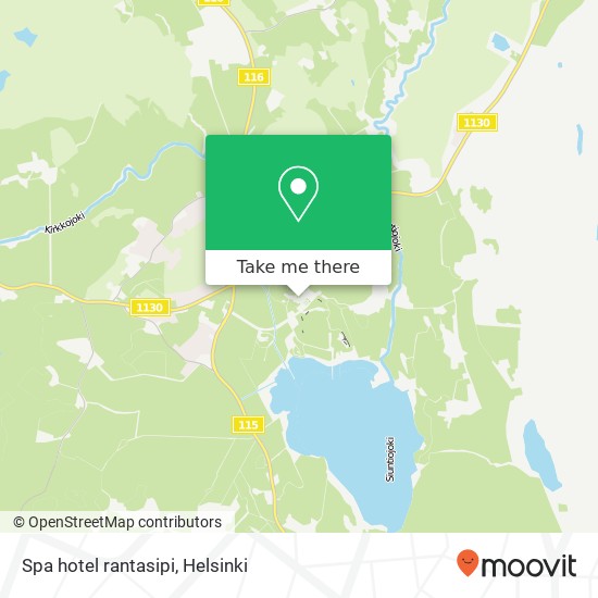 Spa hotel rantasipi map