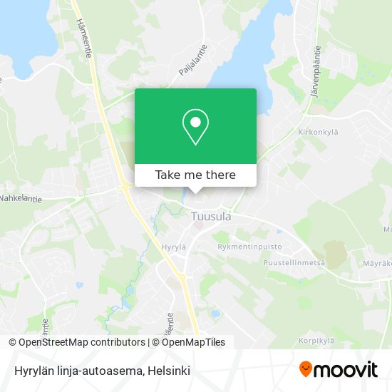 Hyrylän linja-autoasema map