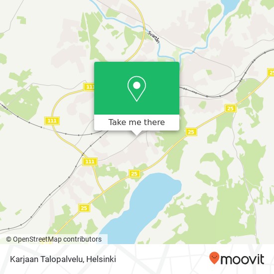 Karjaan Talopalvelu map