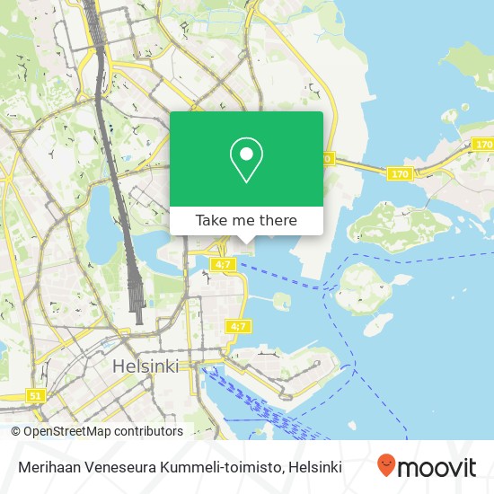 Merihaan Veneseura Kummeli-toimisto map
