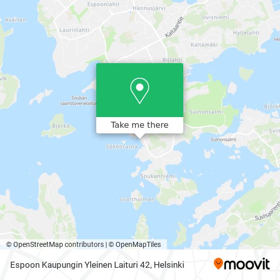 Espoon Kaupungin Yleinen Laituri 42 map