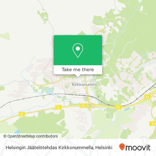 Helsingin Jäätelötehdas Kirkkonummella map