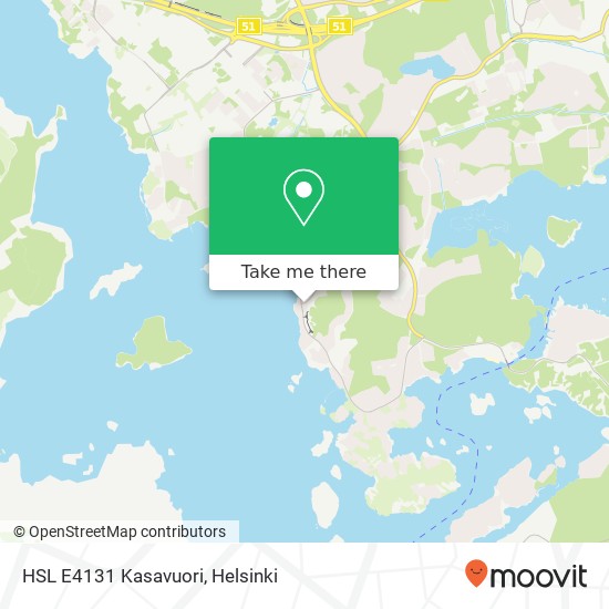 HSL E4131 Kasavuori map