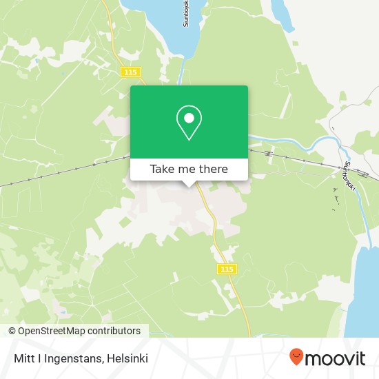 Mitt I Ingenstans map